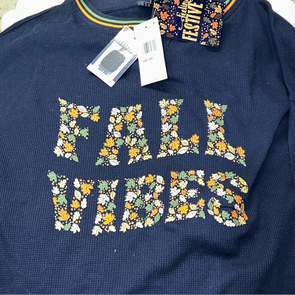 Feeling Fesitve Tops - Festive Fall Vibes Thermal Top NWT